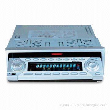 One DIN DVD MP4 DIVx Player with Aluminum Panel